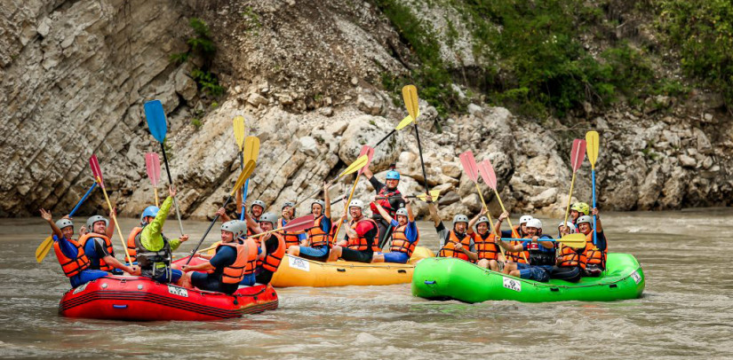 Rafting in Racha-Lechkhumi region