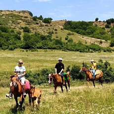 Конный поход в Триалетском ущелье